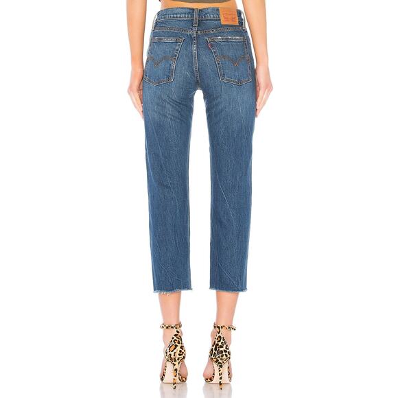 Levi’s Wedgie Straight Jeans Lasting Impression Blue Size 24 - Picture 5 of 16